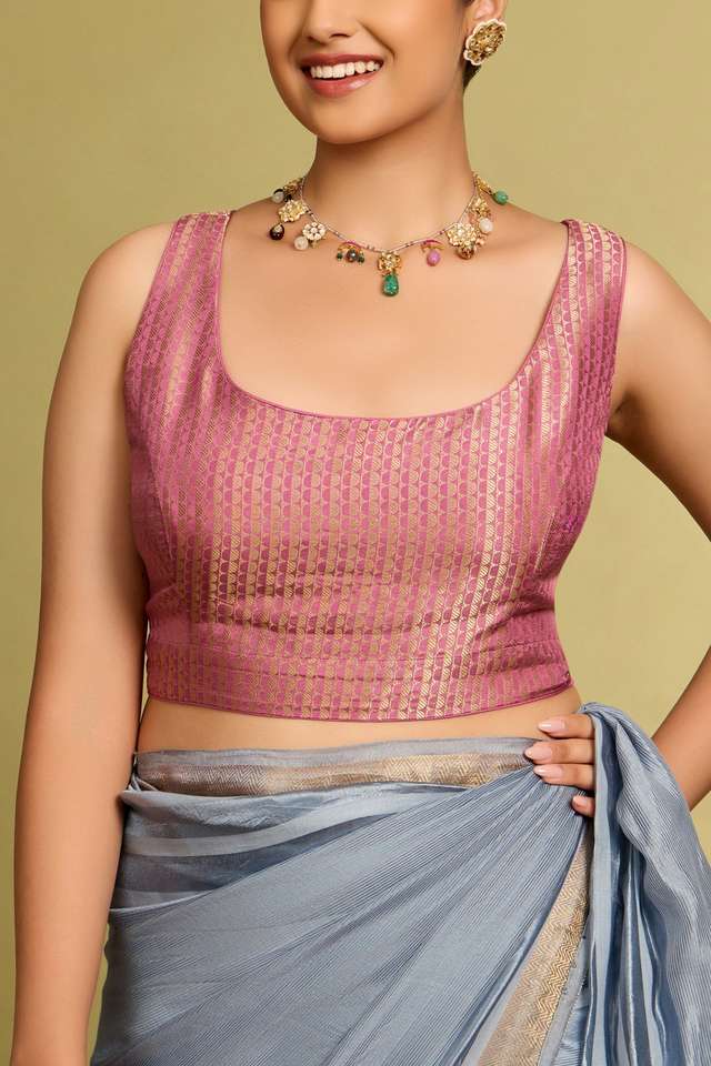 Light Pink Woven Viscose Blouse thumbnail image number null