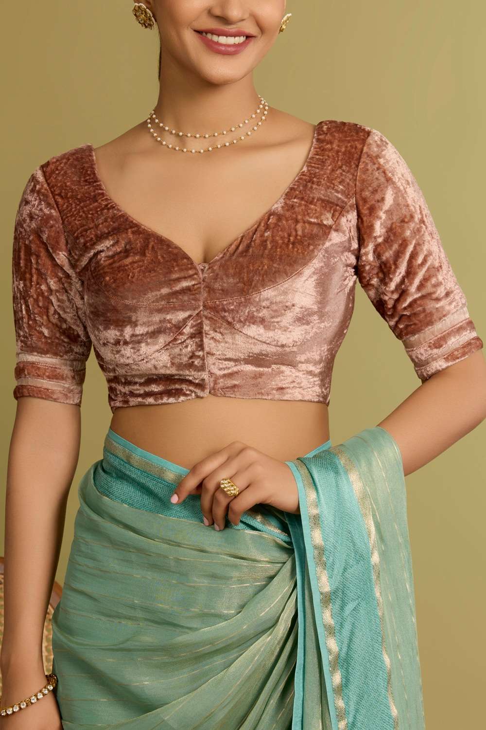 Pink Viscose Woven Blouse image number null