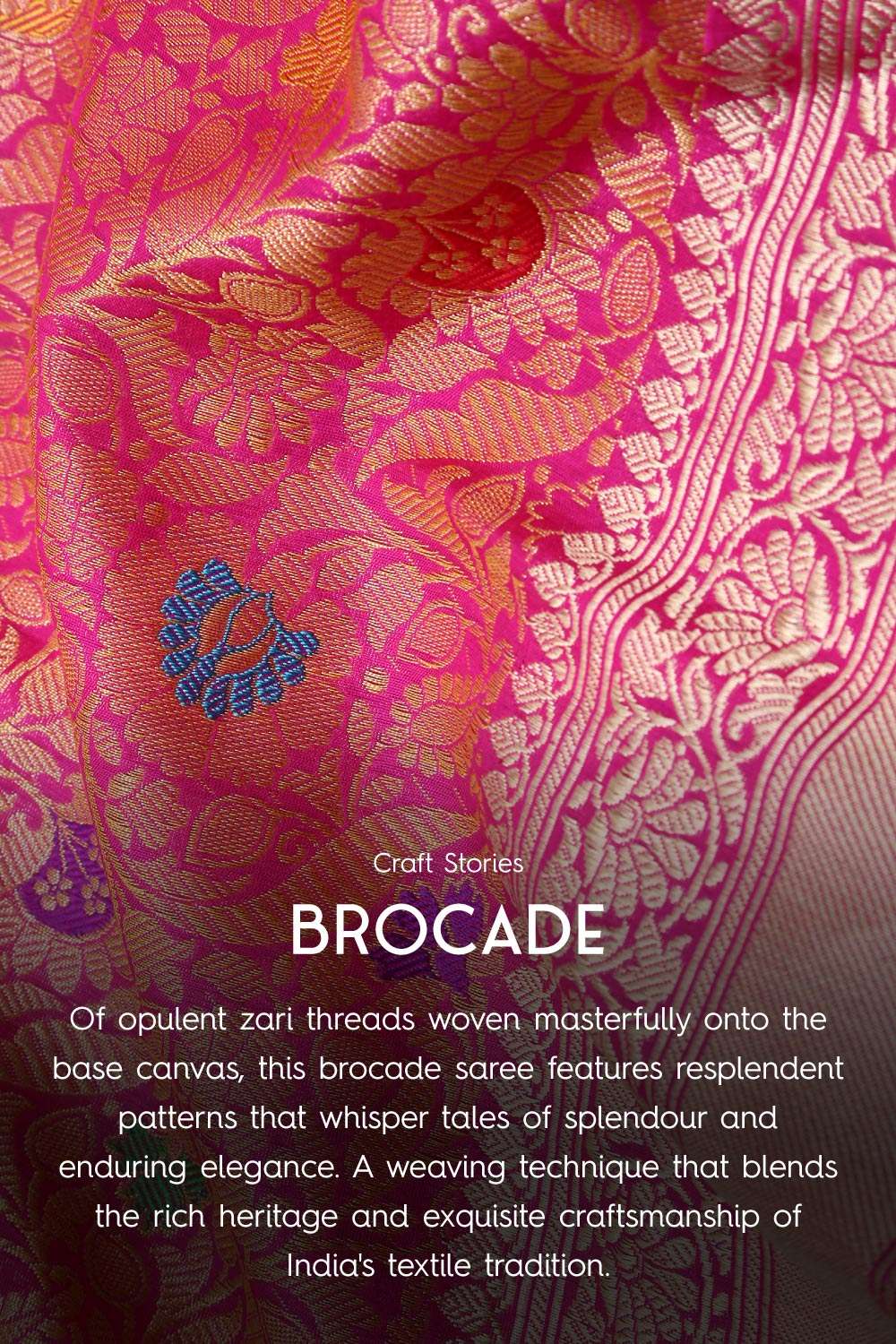 Violet Brocade Pure Viscose Kurta Set image number null