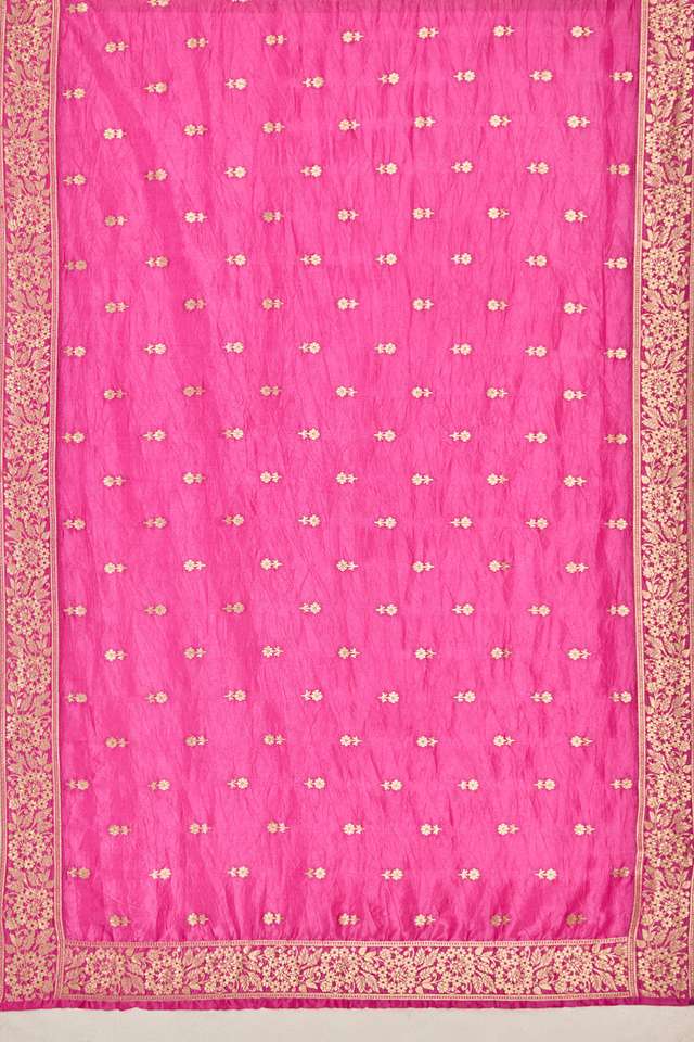 Pink Woven Viscose Luxe Dupatta thumbnail image number null