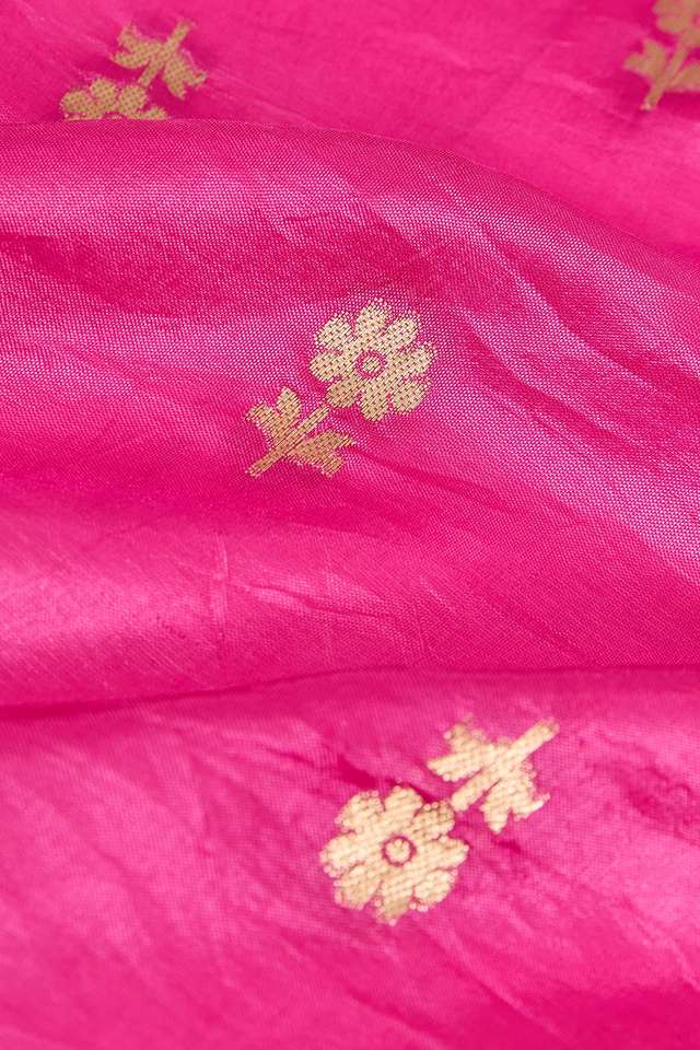 Pink Woven Viscose Luxe Dupatta thumbnail image number null