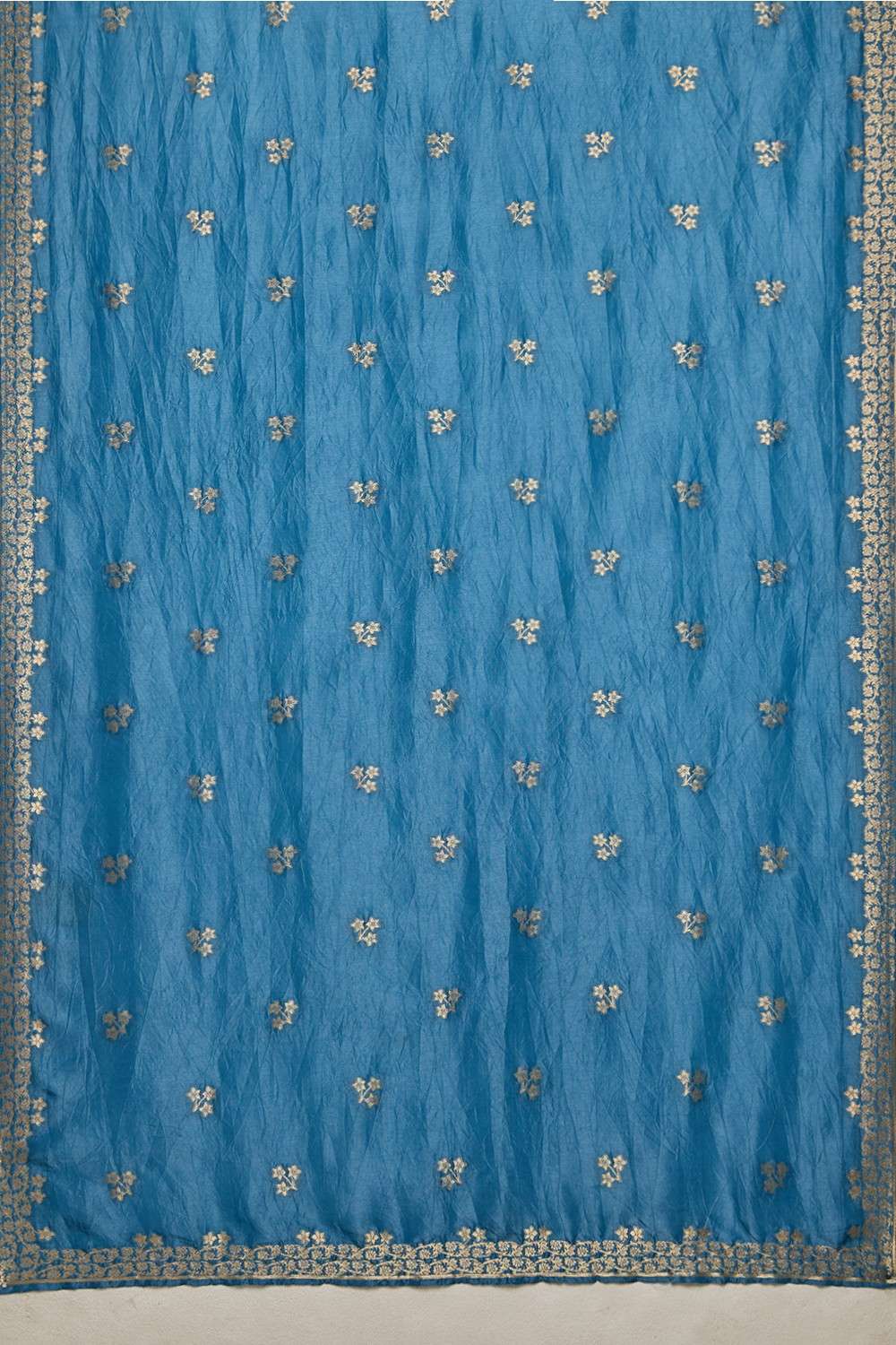 Blue Woven Viscose Luxe Dupatta image number null
