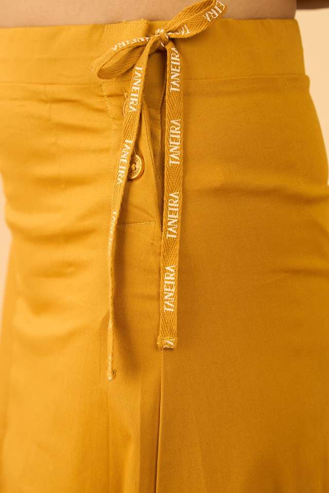 Dark Yellow Woven Cotton Lycra Inskirt thumbnail image number null