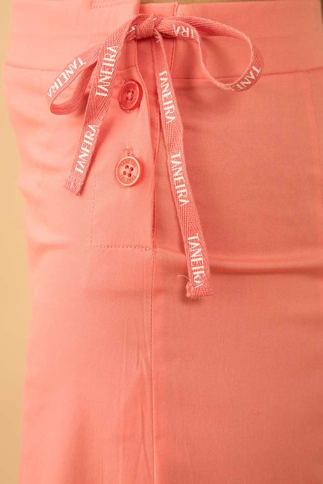 Peach Woven Cotton Lycra Inskirt thumbnail image number null