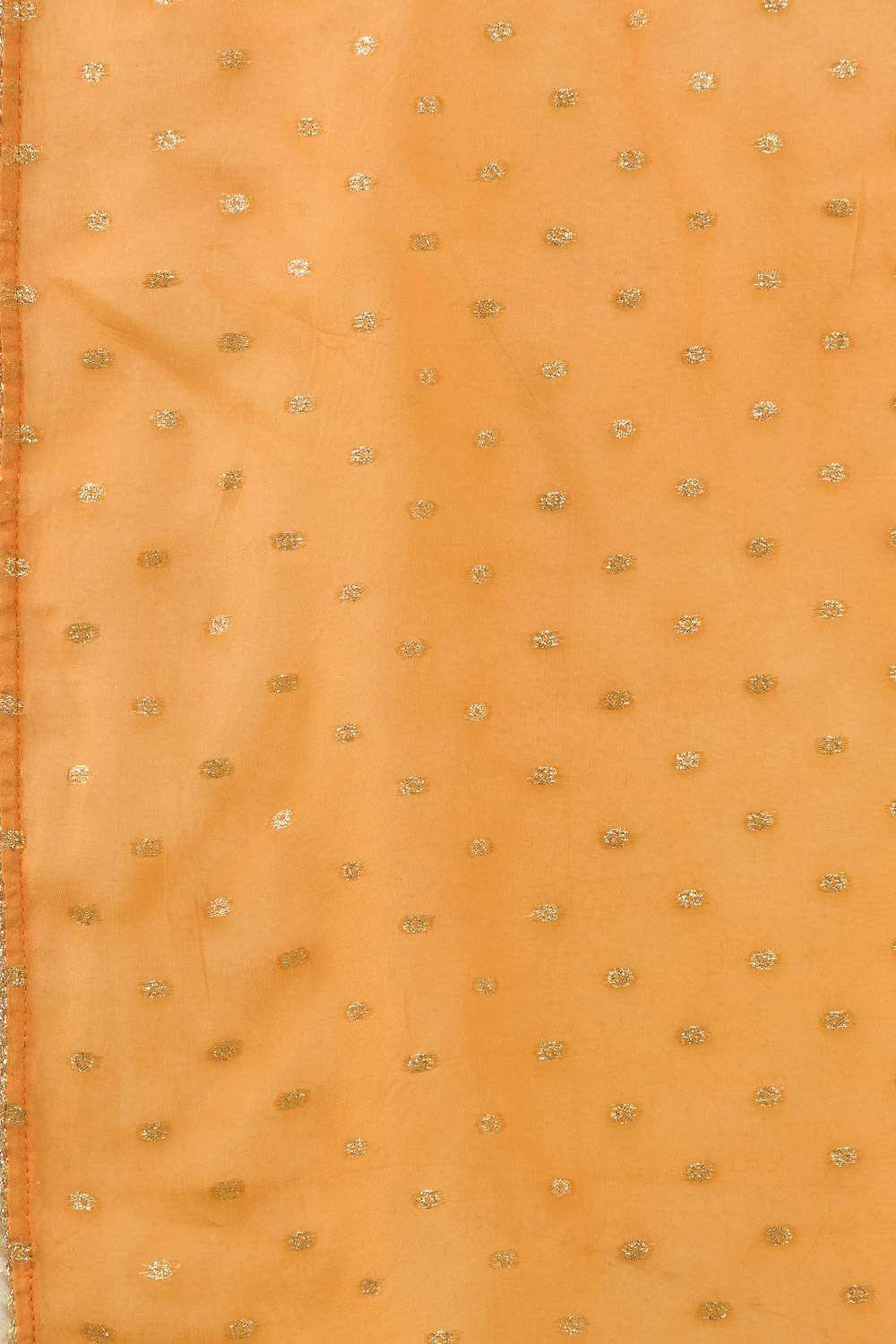 Orange Pure Viscose Embroidered Kurta Set image number null