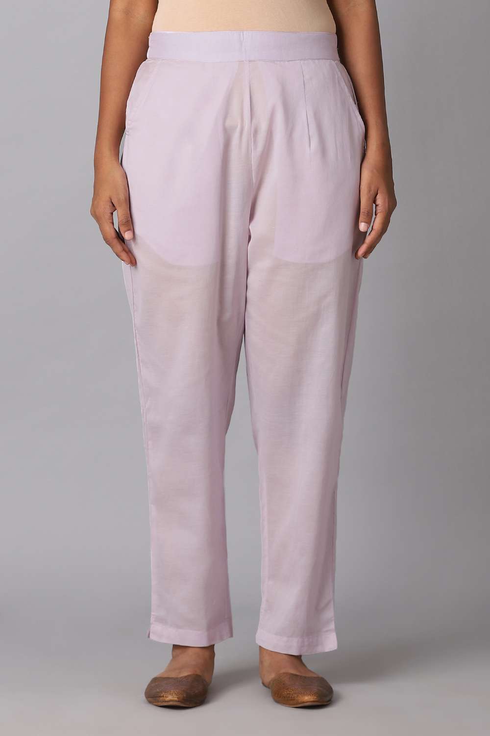 Light Pink Viscose Embroidery Kurta Set image number null