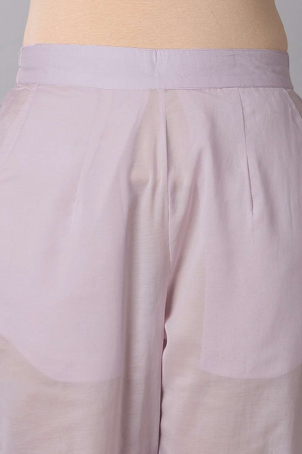Light Pink Viscose Embroidery Kurta Set image number null