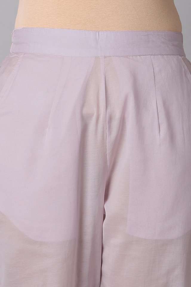 Light Pink Viscose Embroidery Kurta Set thumbnail image number null