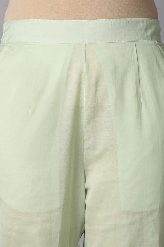 Light Green Viscose Embroidery Kurta Set thumbnail image number null