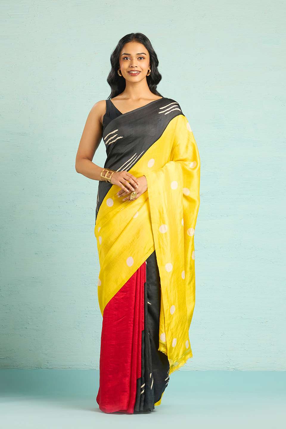 Multicoloured Chattisgarh Pure Silk Hand Painted Saree