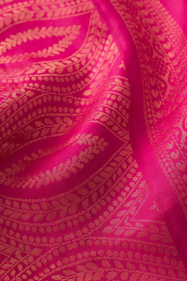 Pink Woven Pure Soft Silk Saree thumbnail image number null