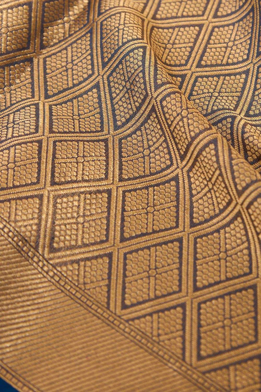 Blue Pure Silk Tissue Brocade Banarasi Saree image number null