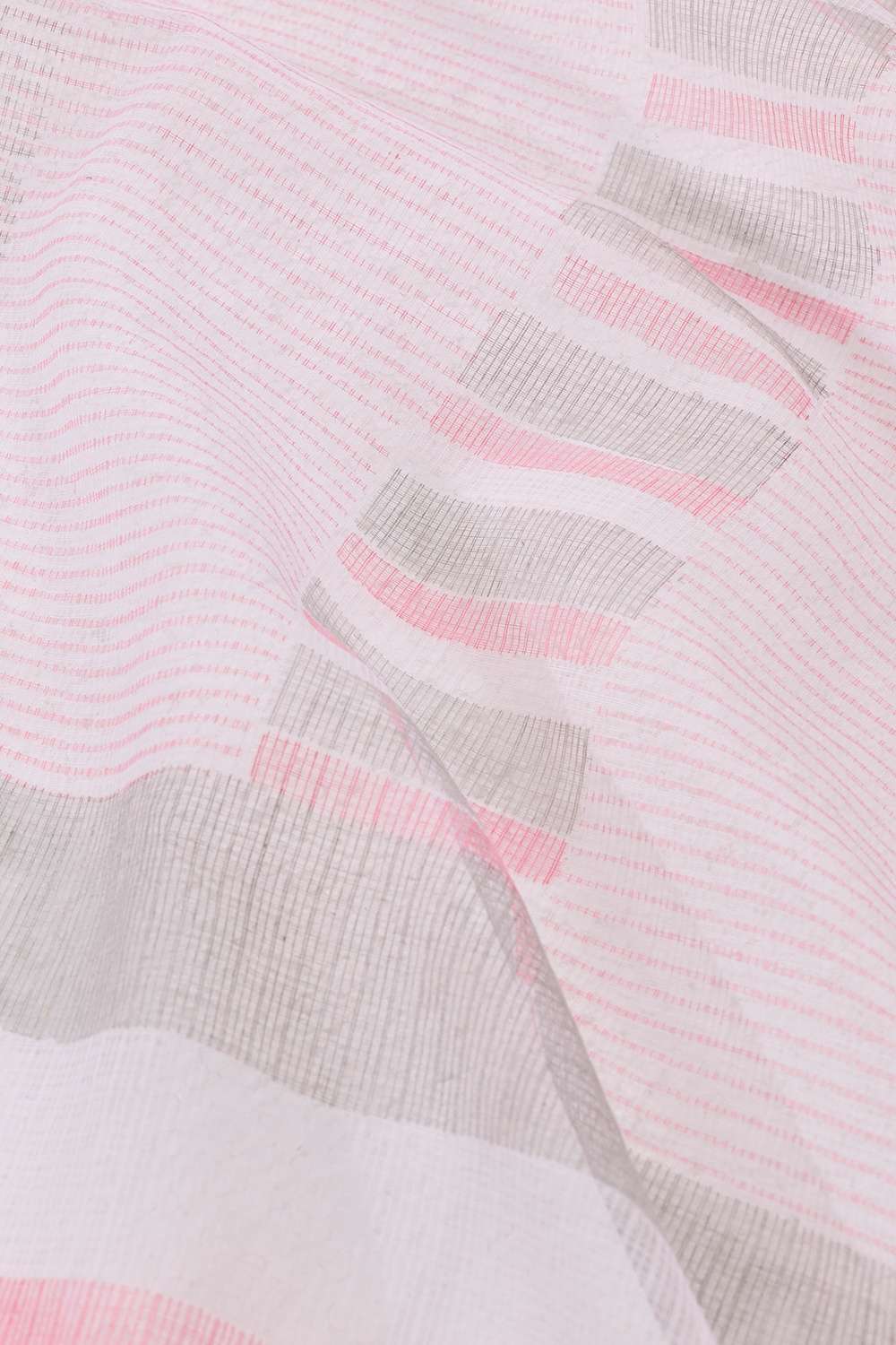 Pink Bagru Block Printed Pure Cotton Kota Saree image number null
