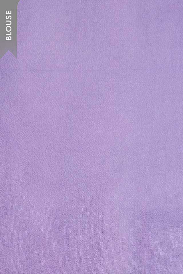 Purple Printed Viscose Crepe Saree thumbnail image number null
