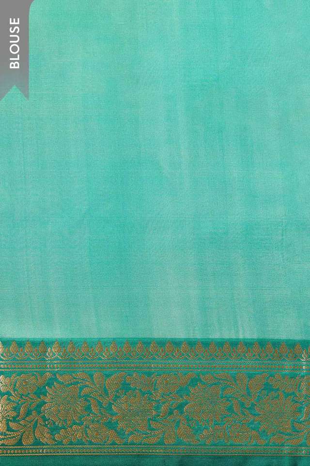 Light Yellow Silk Viscose Cutwork Banaras  Saree thumbnail image number null