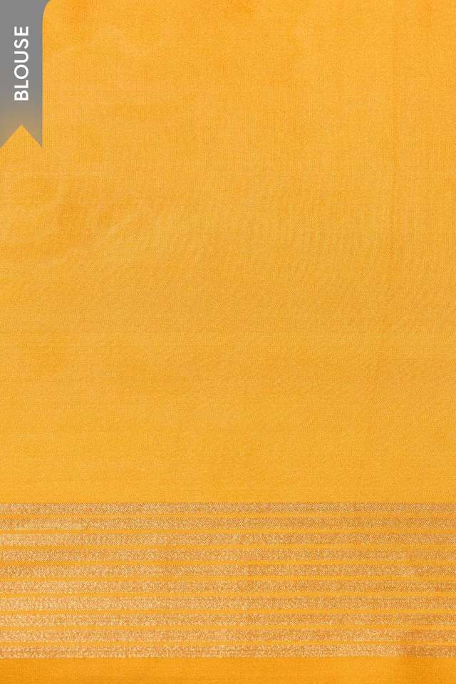 Light Yellow Silk Viscose Cutwork Banaras  Saree thumbnail image number null