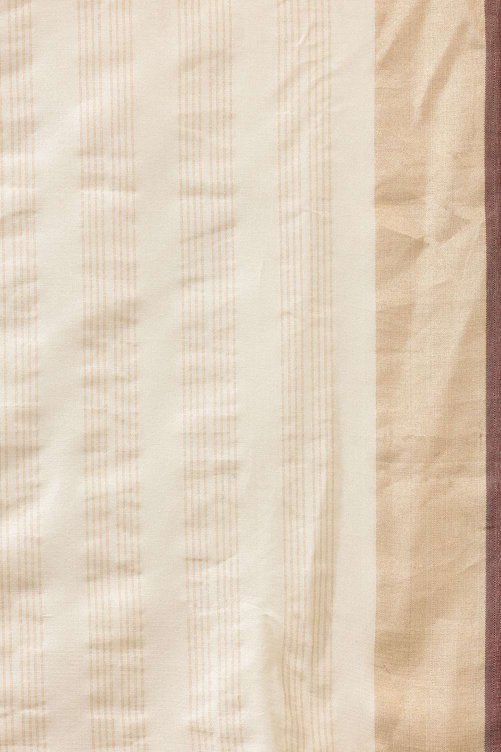 Green Bhagalpur Woven Pure Tussar Silk Saree image number null