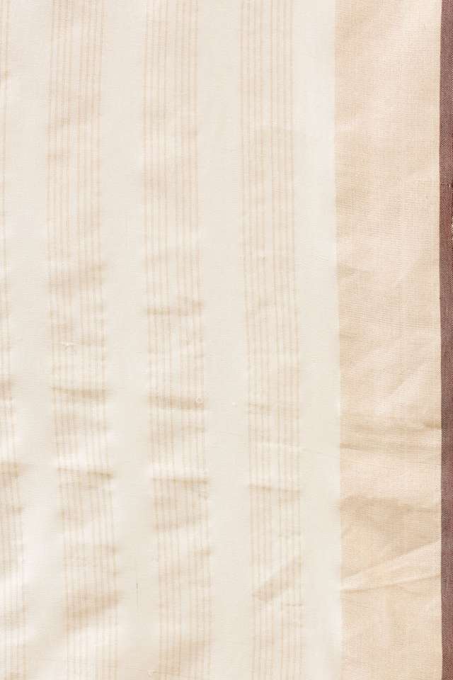 Off White Bhagalpur Woven Pure Tussar Silk Saree thumbnail image number null