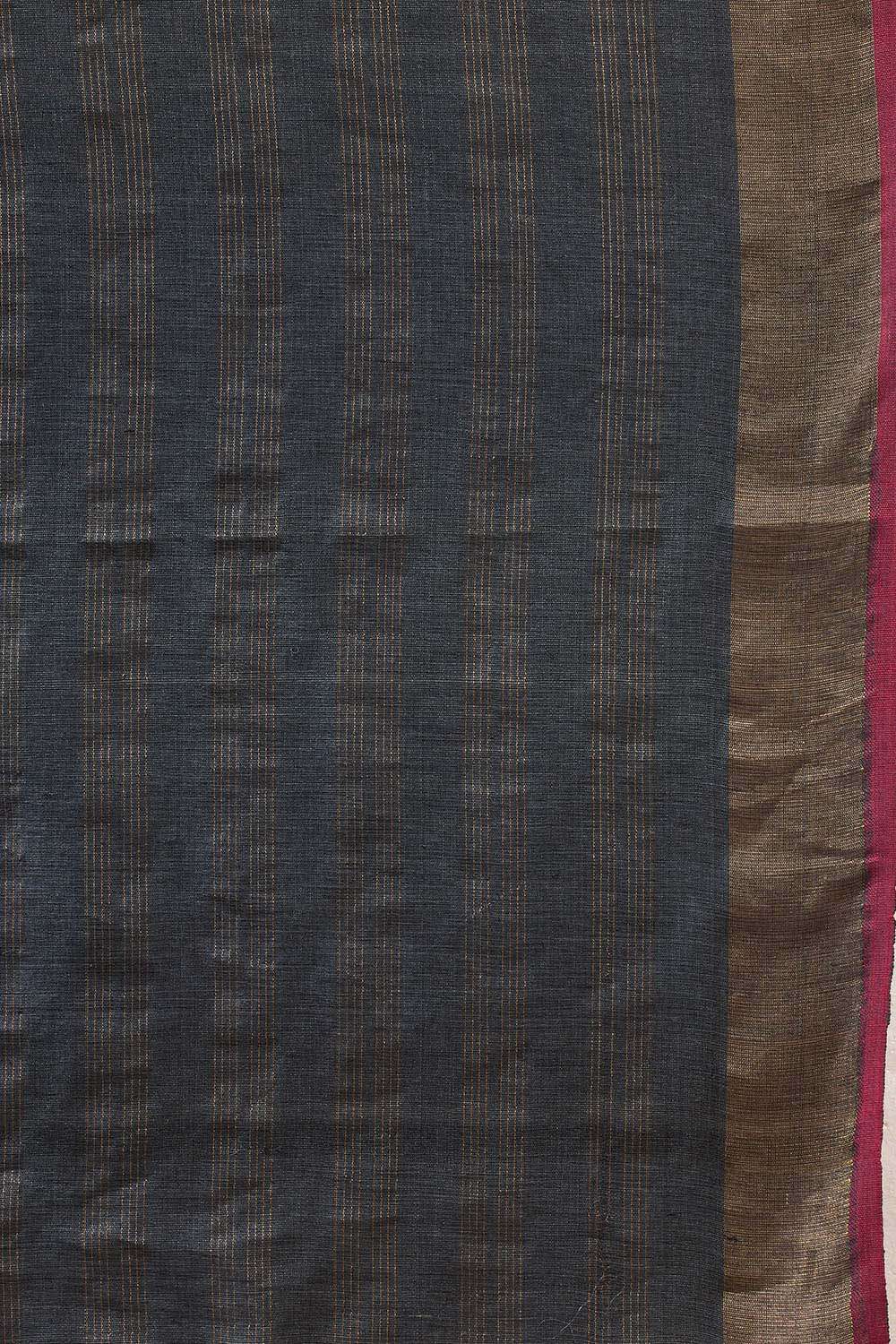 Light Blue Bhagalpur Woven Pure Tussar Silk Saree image number null