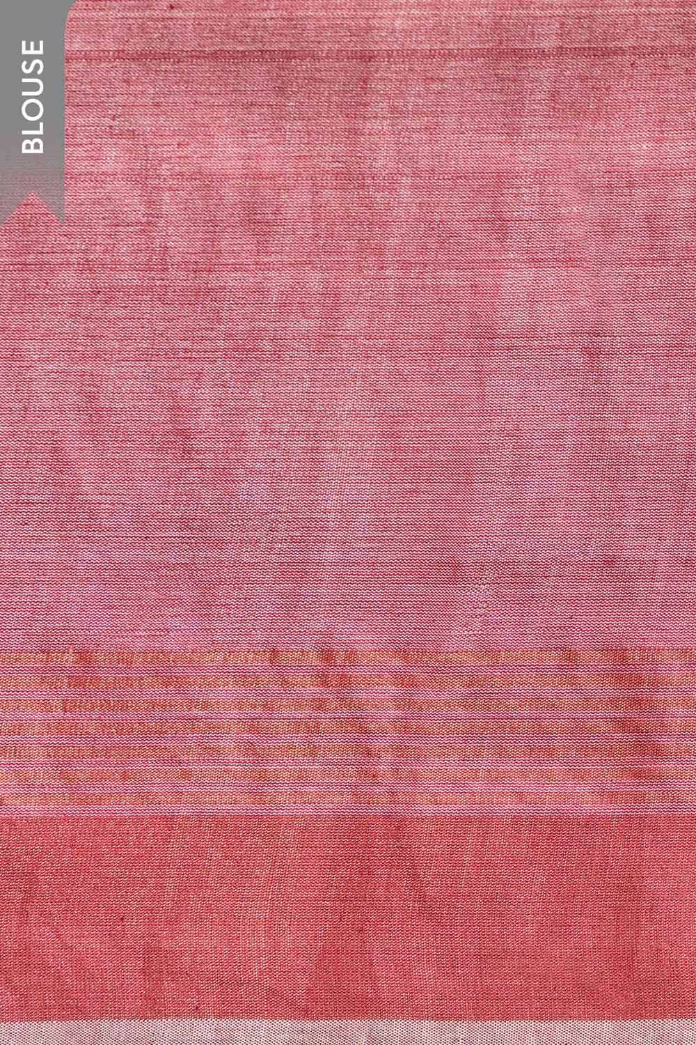Orange Woven Pure Tussar Silk Bhagalpur Saree image number null