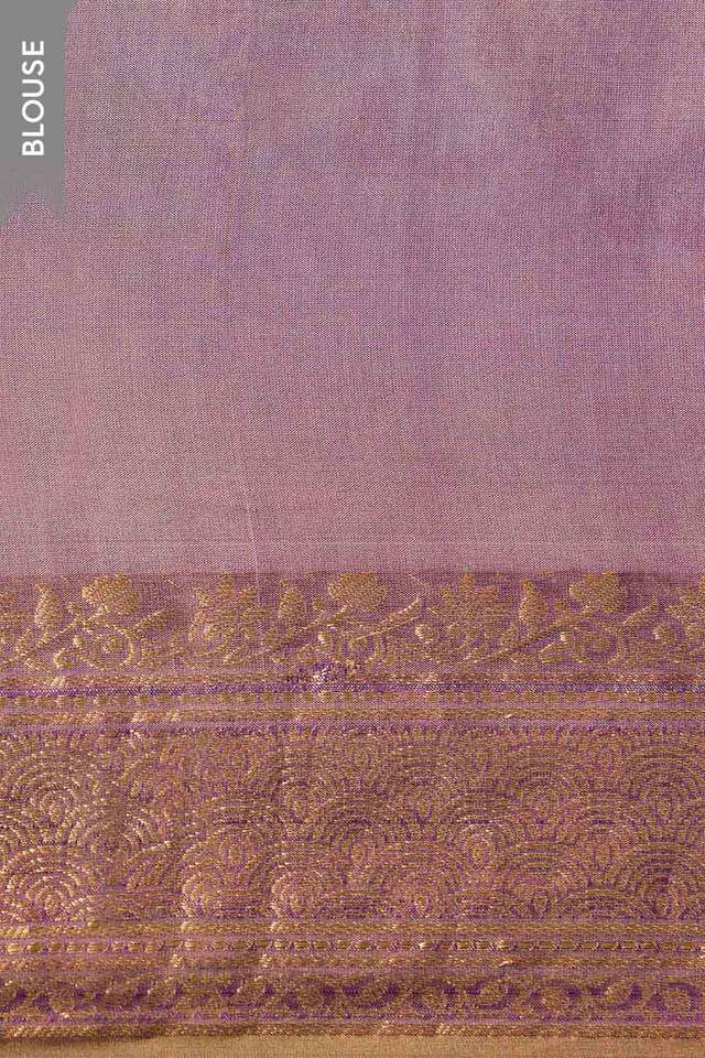 Beige Silk Viscose Kadwa Banarasi Saree thumbnail image number null