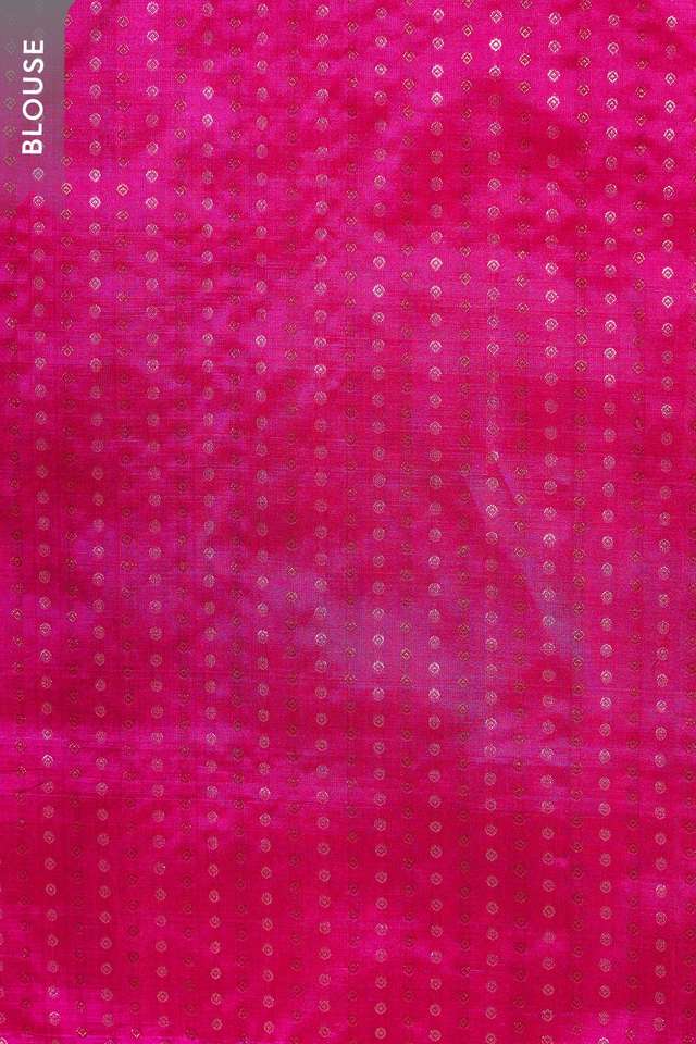 Orange Woven Pure Silk Kanjivaram Saree thumbnail image number null