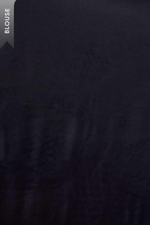 Black Printed Viscose Georgette Saree thumbnail image number null