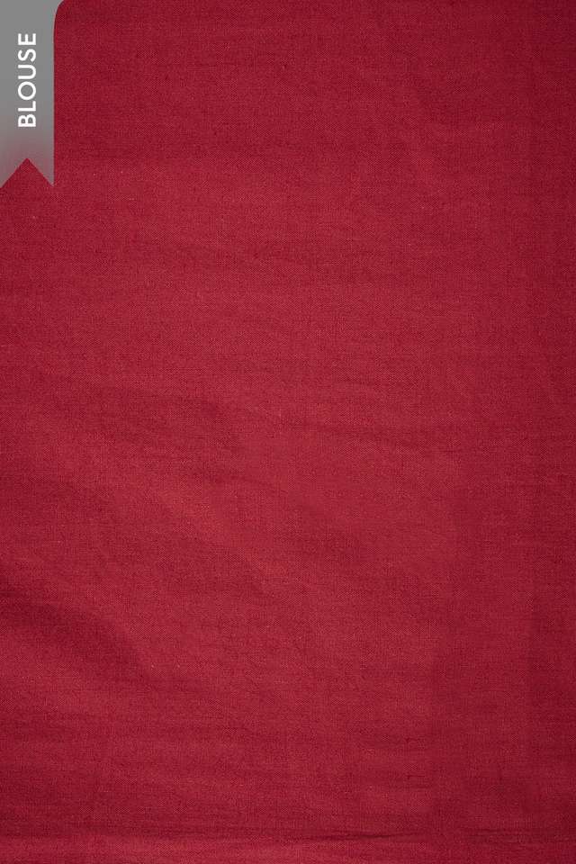 Off White Pure Cotton Printed Embroidery Saree thumbnail image number null