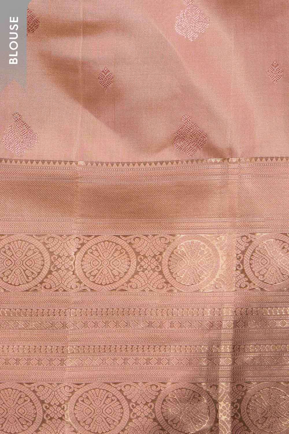 Orange Woven Silk Viscose Saree image number null
