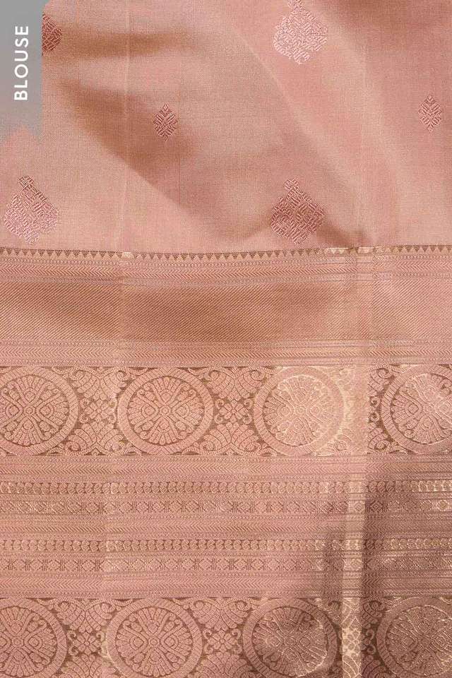 Orange Woven Silk Viscose Saree thumbnail image number null