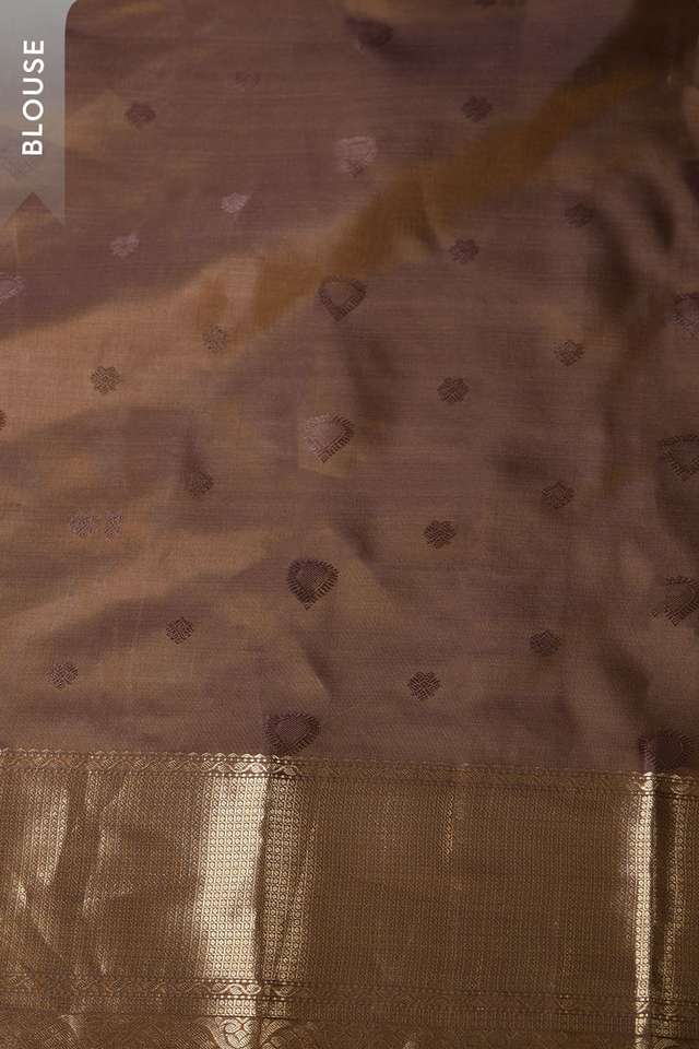 Light Green Woven Silk Viscose Saree thumbnail image number null