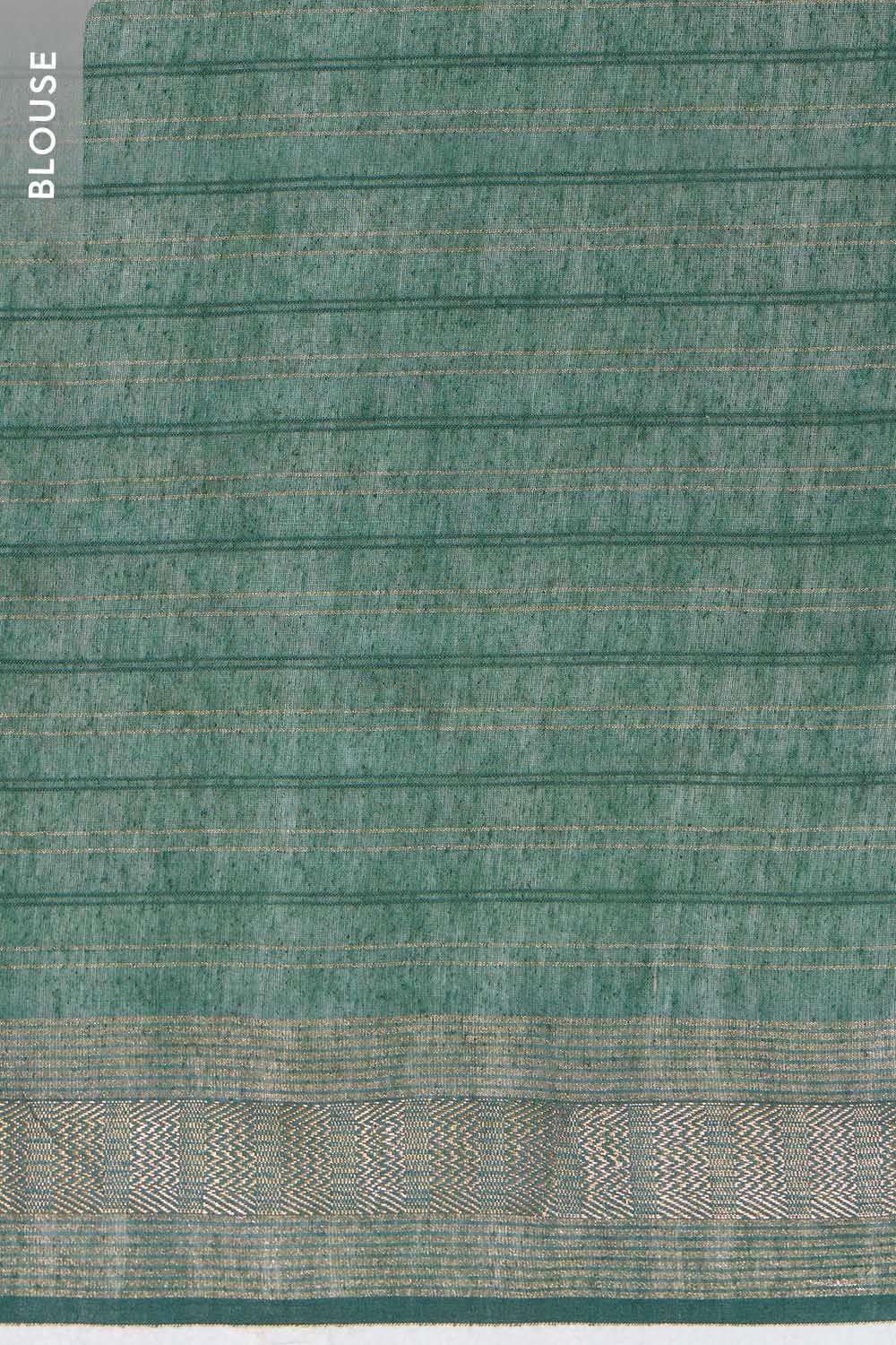Dark Green Pure Silk Sequin Saree image number null