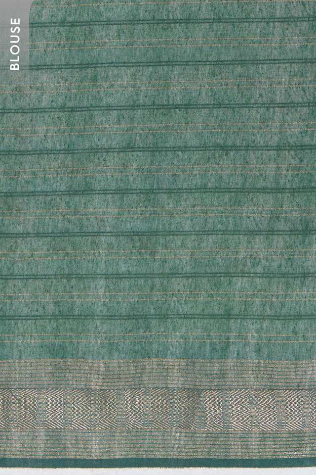 Dark Green Pure Silk Sequin Saree thumbnail image number null