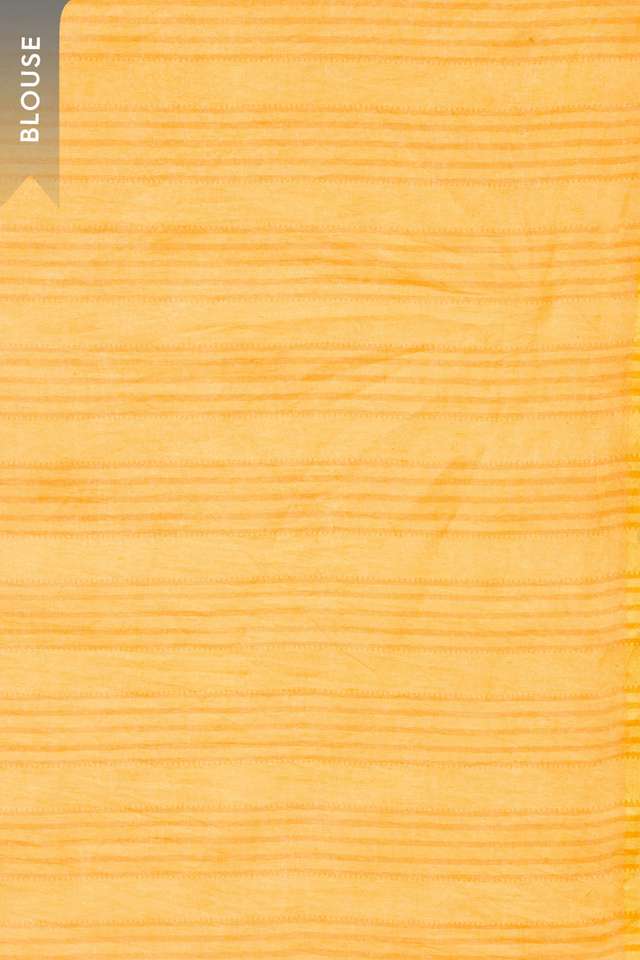 Yellow Screen Printed Bengal Pure Mulmul Cotton Saree thumbnail image number null