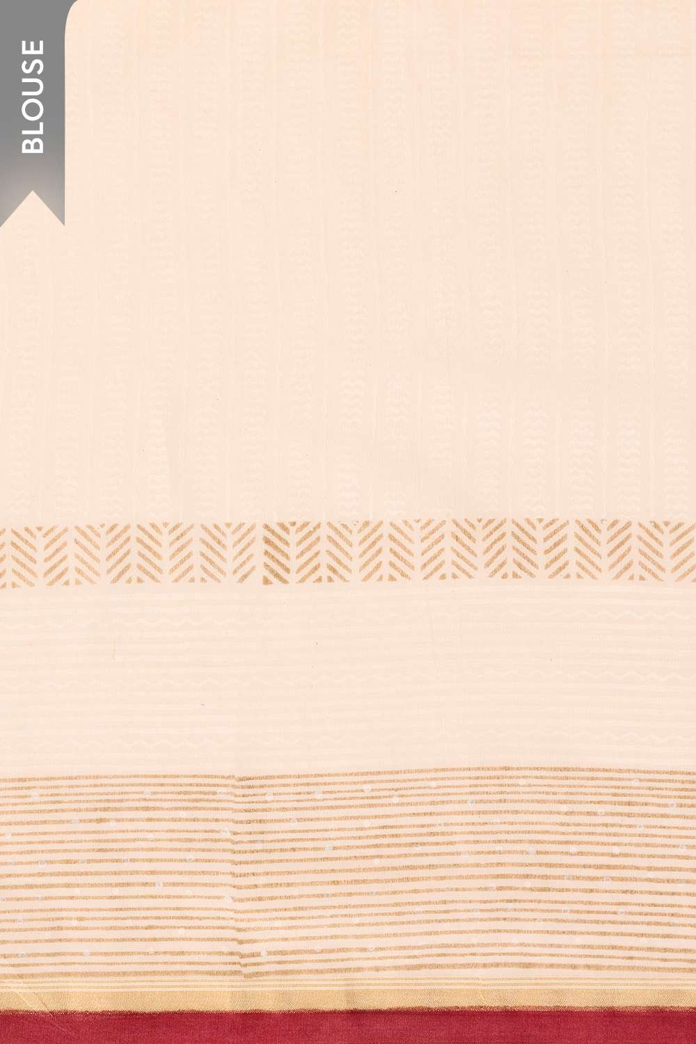 Off White Rajasthan Pure Silk Cotton Printed Sanganeri Saree image number null