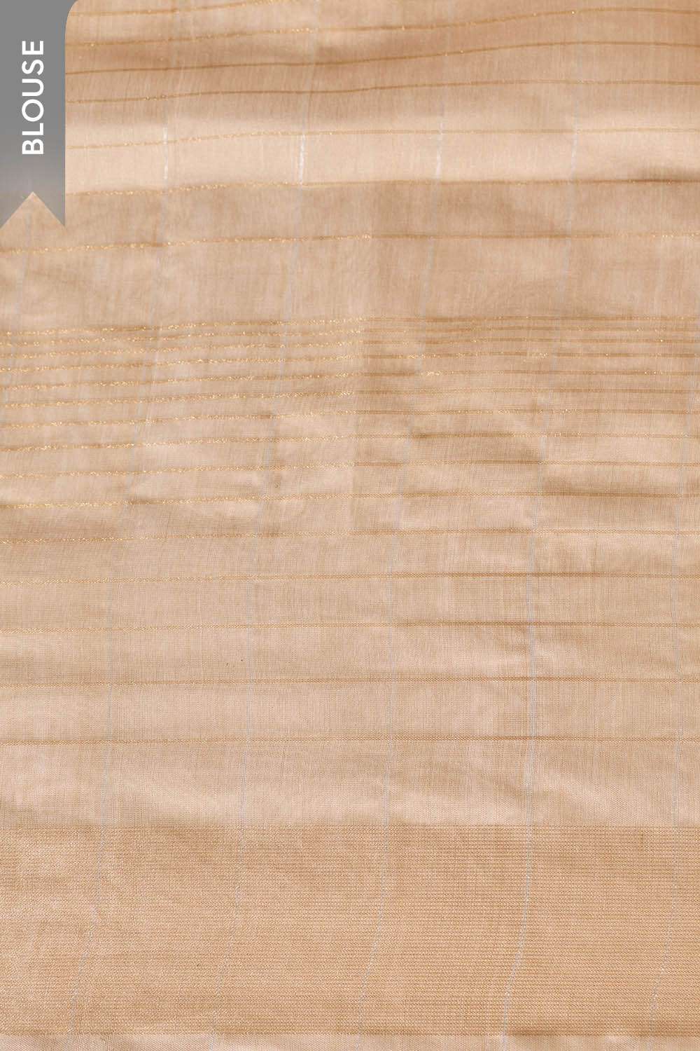 Light Orange Woven Silk Viscose Bhagalpur Saree image number null