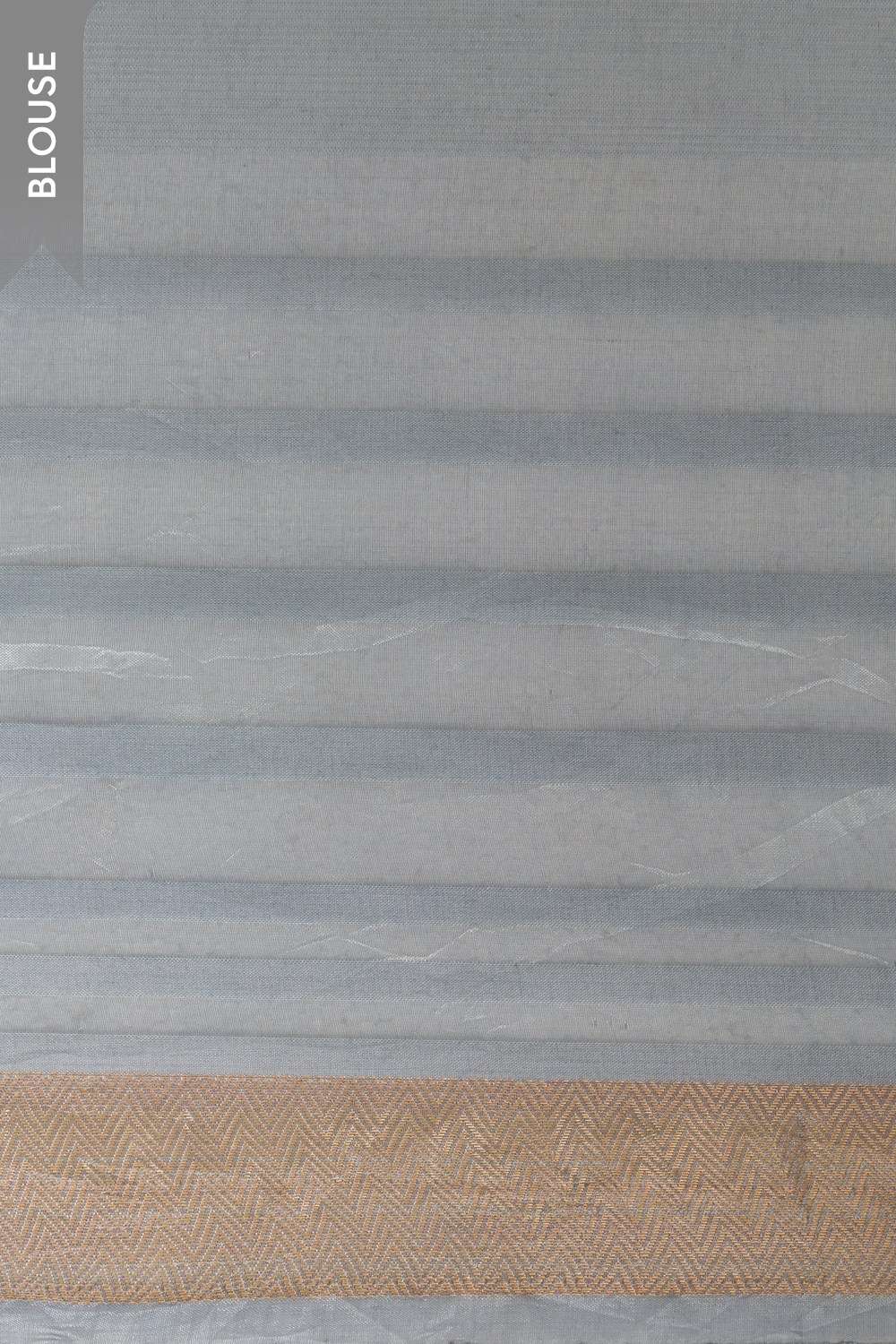 Grey Bhagalpur Woven Silk Tencel Saree image number null