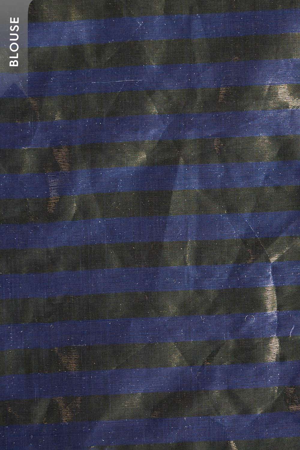 Dark Blue Bhagalpur Woven Silk Viscose Saree image number null