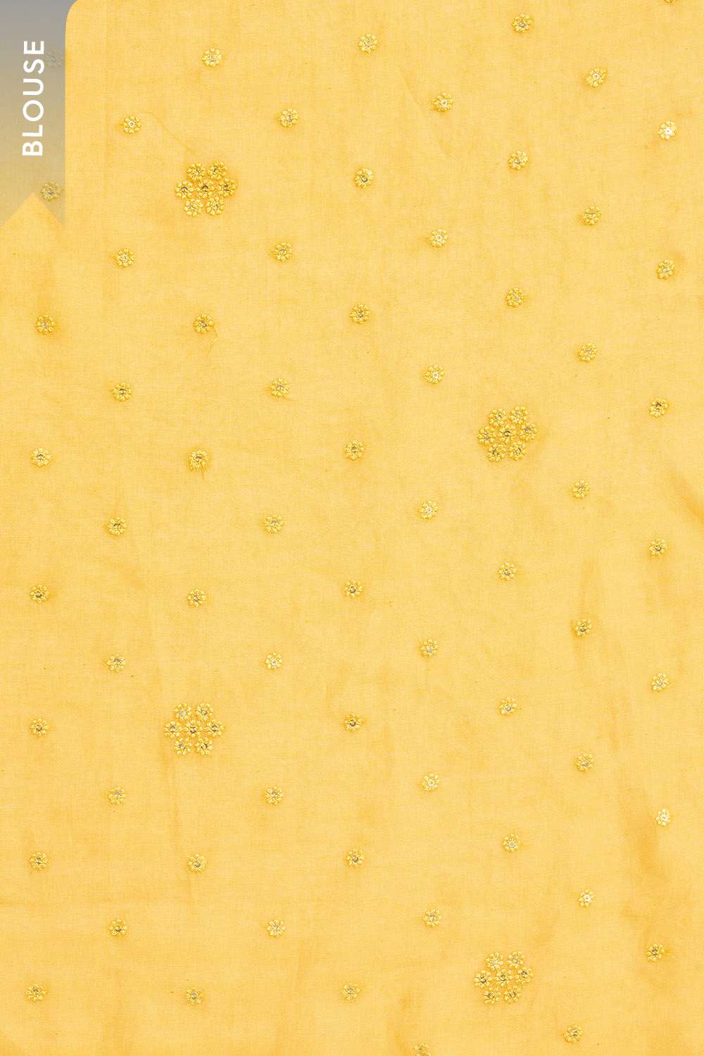 Light Yellow Pure Silk Cotton Tie and Dye Saree image number null