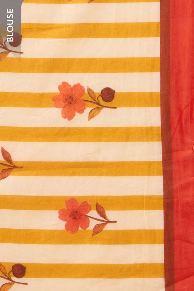 Dark Red Embroidered Pure Cotton Kota Saree thumbnail image number null