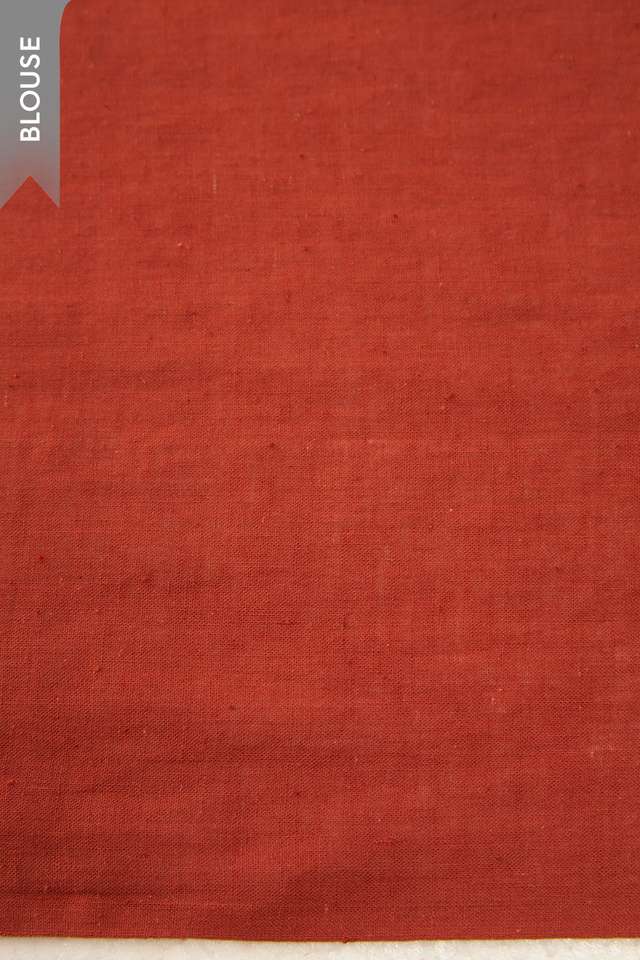 Off White Maharashtra Hand Painted Khadi Cotton Saree thumbnail image number null