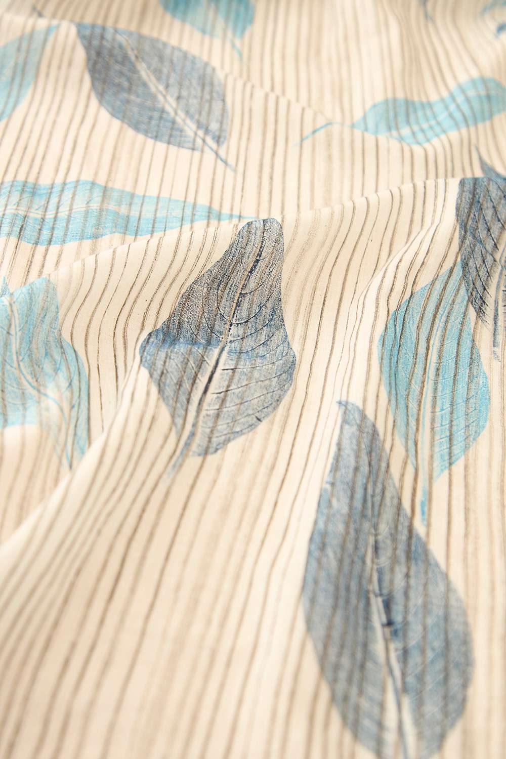 Off White Maharashtra Printed Khadi Cotton Saree image number null