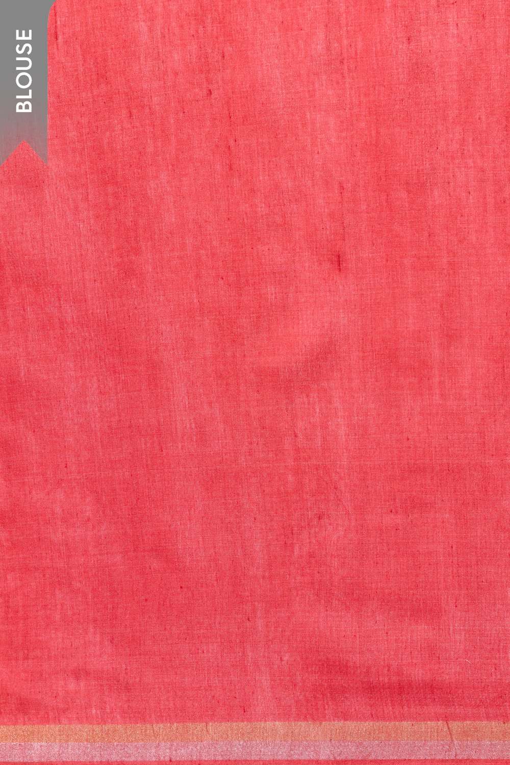Red Chattisgarh Woven Pure Tussar Silk Saree image number null
