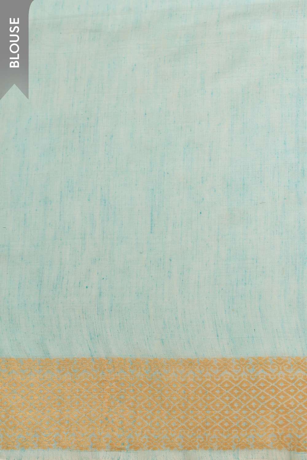 Light Blue Assam Woven Modal Eri Saree image number null