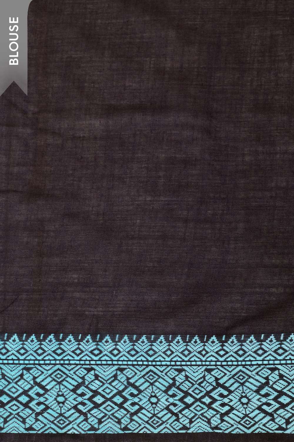Black Assam Woven Modal Eri Saree image number null