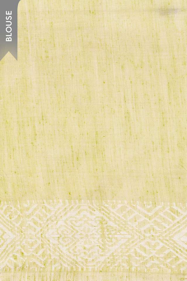 Light Green Assam Woven Modal Eri Saree thumbnail image number null