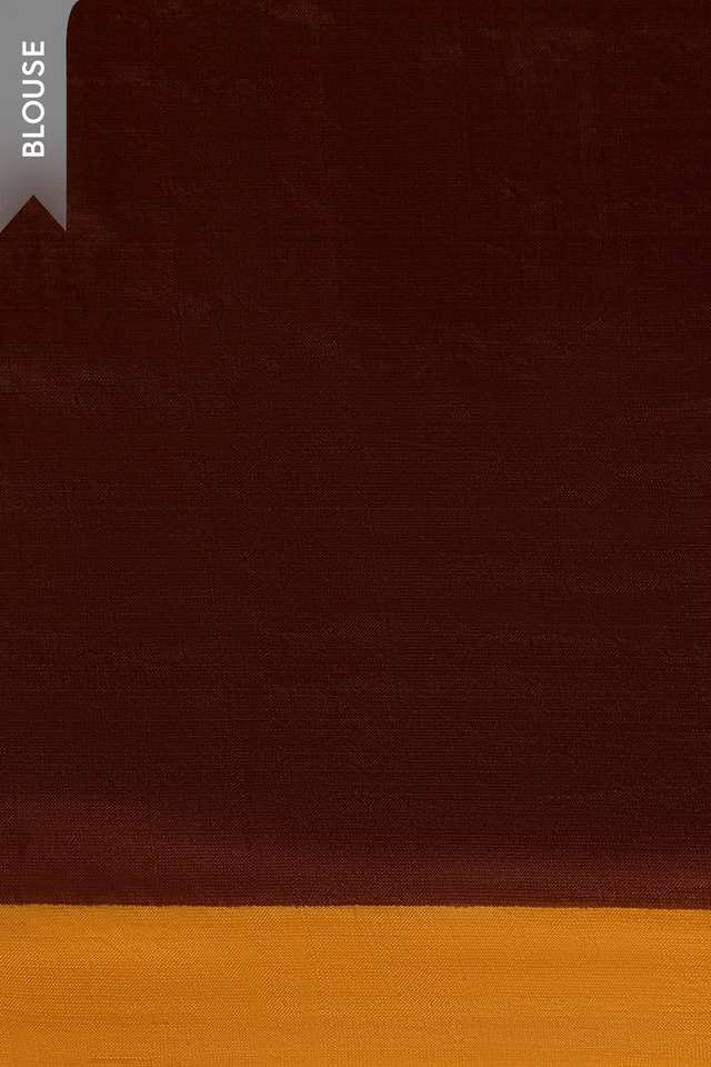 Brown Murshidabad Pure Silk Hand Painted Embroidered Saree thumbnail image number null