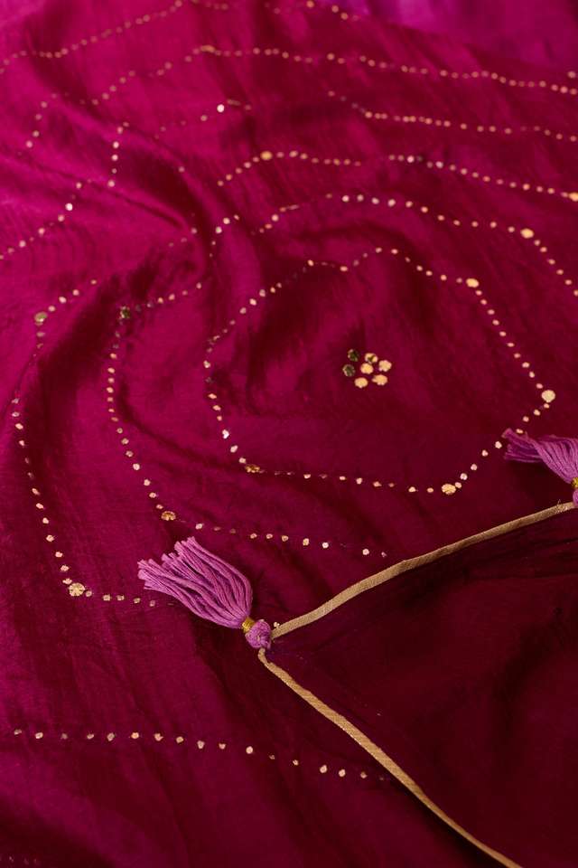 Light Pink Murshidabad Pure Silk Mukaish Saree thumbnail image number null