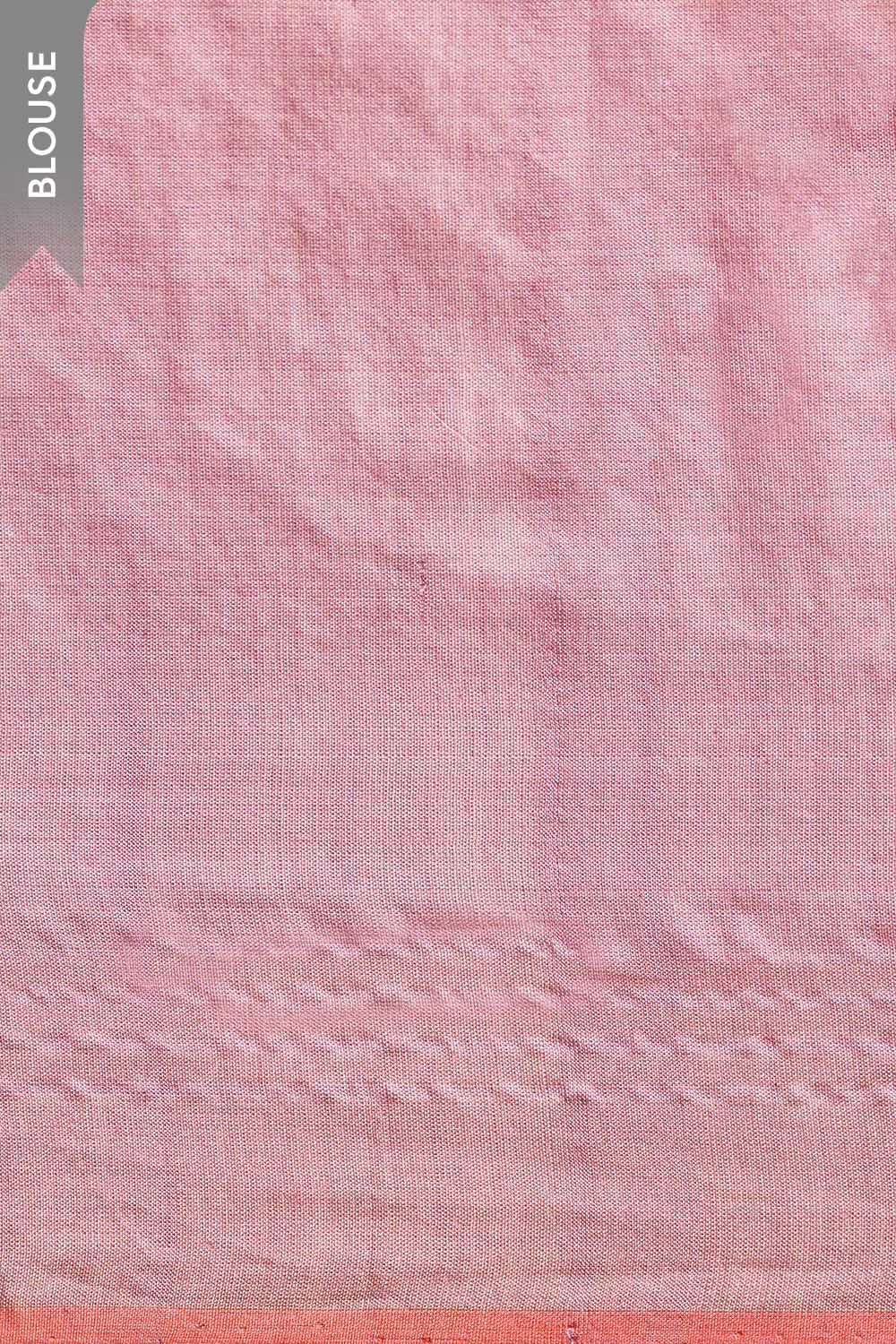 Light Pink Woven Silk Viscose Bhagalpur Saree image number null
