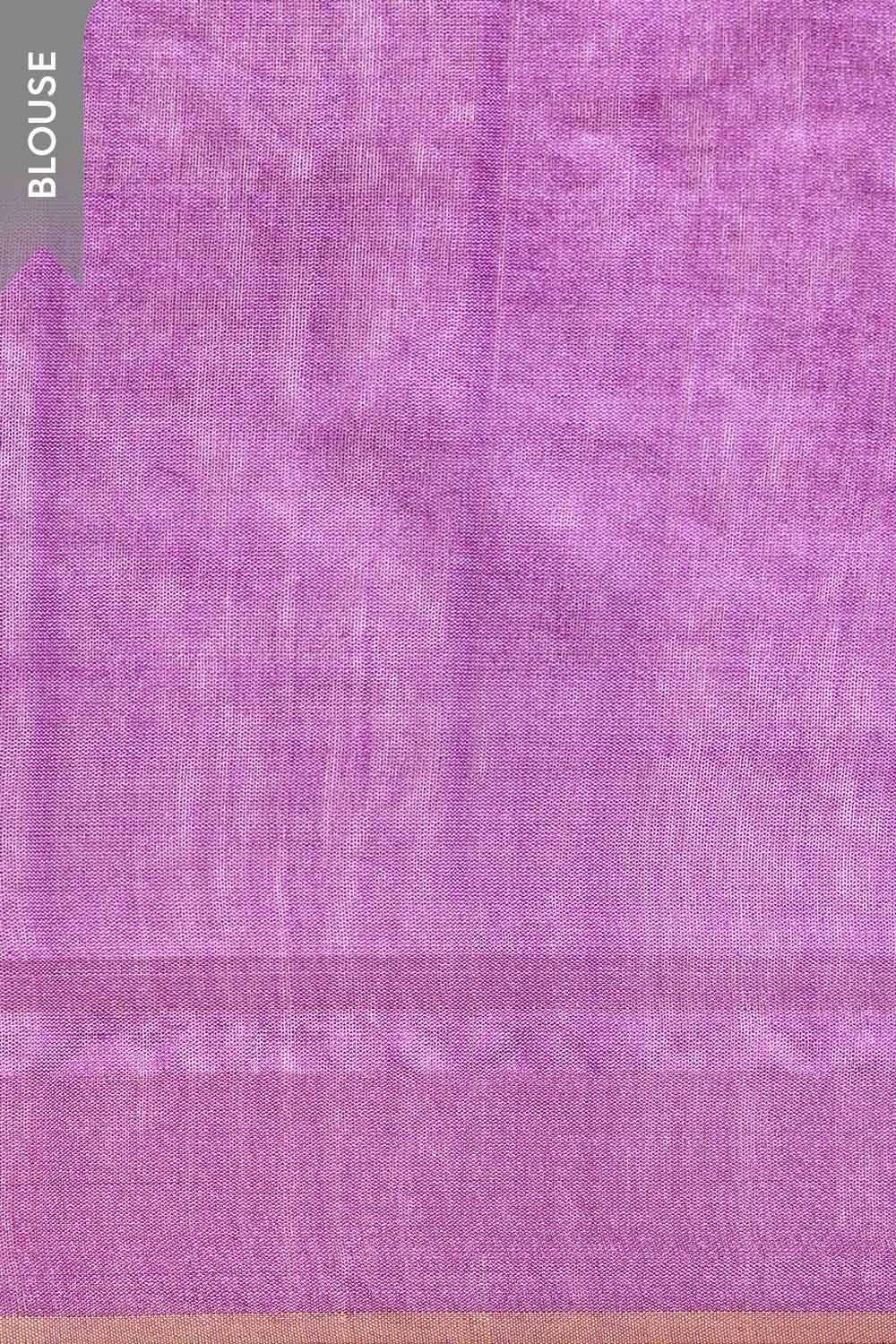 Dark Green Woven Silk Viscose Bhagalpur Saree image number null